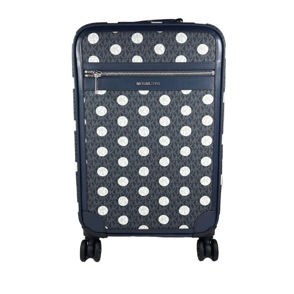 Michael Kors Travel Small Signature Trolley Rolling Suitcase Carry On - Picture 1 of 13